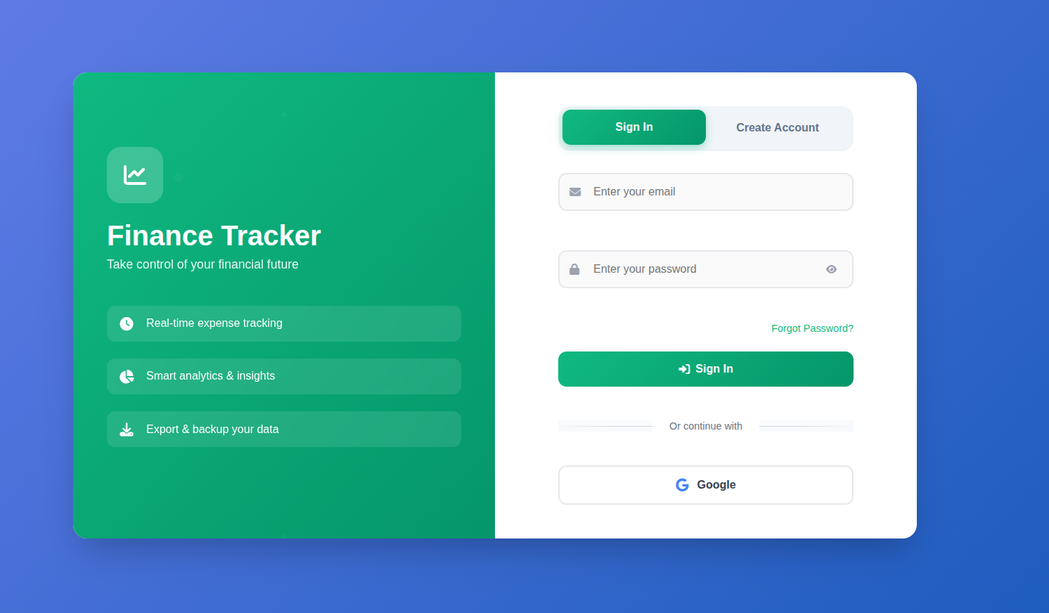 Personal Finance Tracker